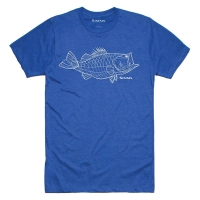 Футболка SIMMS Bass Line T-Shirt цвет Royal Heather