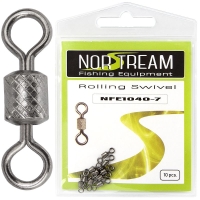 Вертлюг NORSTREAM Rolling swivel 1040 (10 шт.) № 7