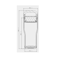 Термокружка BOBBER Tumbler 0,47 л цвет Iced Water (белый) превью 2