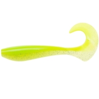 Твистер NARVAL Curly Swimmer 12 см (4 шт.) цв. Lime Chartreuse