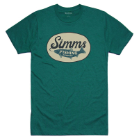 Футболка SIMMS Trout Wander T-Shirt цвет Dark Teal Heather