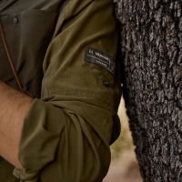 Рубашка HARKILA Logmar Lightweight L/S Shirt цвет Dark Olive / Willow Green превью 2