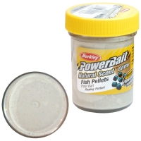 Паста BERKLEY PowerBait Natural Scent Glitter TroutBait аттр. Пелец цв. Белый