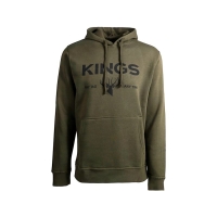 Худи KING'S Logo Hoodie цвет Olive Night