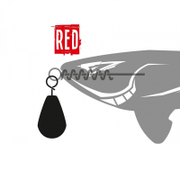 Грузило XBAITS X Sinker Red 15 г (3 шт.)