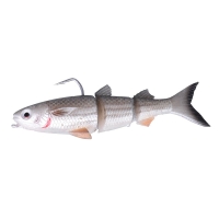 Приманка SAVAGE GEAR 3D TPE Mullet Wake SS 13 см цв. 01-Dirty Silver