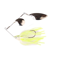 Блесна вращающаяся SAVAGE GEAR TI-Flex SpinnerBait 24 г цв. White Yellow silver превью 1