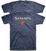 Футболка SIMMS Logo T-Shirt S19 цвет Navy Heather