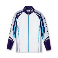 Рубашка DAIWA Polo Long Sleeve Wicksensor De-7504 цвет Blue