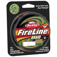 Плетенка BERKLEY Fireline Green 110 м 0,12 мм 6,8 кг