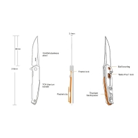 Нож складной RUIKE Knife M108-TZ цв. Серый превью 8