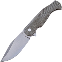 Нож складной полуавтоматический FOX KNIVES Eastwood Tiger сталь D2 рукоять Микарта цв. Зеленый