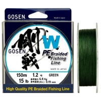 Плетенка GOSEN 4PE W Braid 150 м цв. Зеленый № 1,2 превью 1