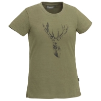 Футболка PINEWOOD WS Red Deer T-Shirt цвет Hunting Olive
