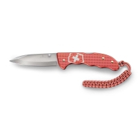 Нож складной полуавтоматический VICTORINOX Evoke Alox LE 2025 0.9415.L25 Нержавеющая сталь рукоять Алюминий цв. Красный