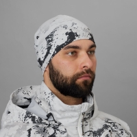 Шапка HARKILA Winter Active Beanie цвет AXIS MSP Snow превью 3