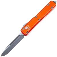 Нож автоматический MICROTECH Ultratech S/E сталь CTS-204P рукоять Алюминий 6061-T6 цв. Оранжевый