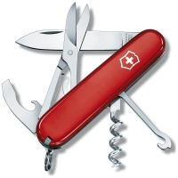 Нож VICTORINOX Compact 91мм 15 функций цв. красный превью 1