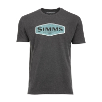 Футболка SIMMS Logo Frame T-Shirt цвет Charcoal Heather