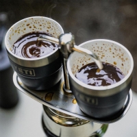 Термочашка YETI Rambler Espresso Stackable Cup (2 шт.) 120 цвет Navy превью 4