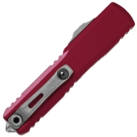 Нож складной автоматический MICROTECH Ultratech T/E Gen IV сталь M390MK рукоять Алюминий 6061-T6 цв. Бордовый превью 2