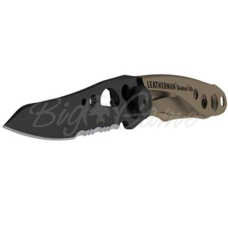 Нож складной LEATHERMAN  Skeletool KBX Black Coyote Tan  фото 4