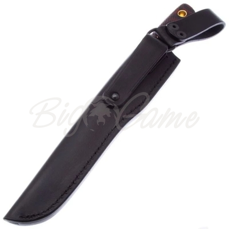 Нож ЮЖНЫЙ КРЕСТ Рыбацкий L Сталь VG10 рукоять Микарта красно-черная/насечка фото 2