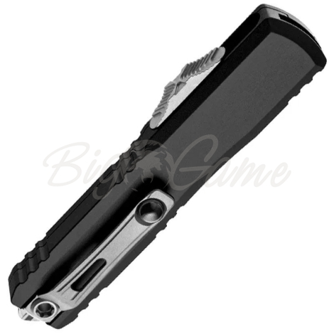Нож складной автоматический MICROTECH Ultratech T/E Gen IV сталь M390MK рукоять Алюминий 6061-T6 цв. Черный фото 2