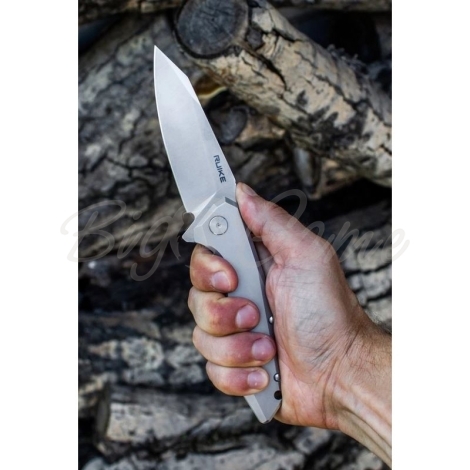 Нож складной RUIKE Knife P135-SF цв. Серый фото 17