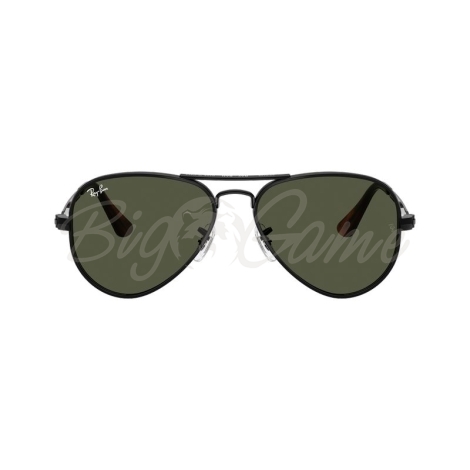 Очки солнцезащитные RAY-BAN RB3925 цв. Черный цв. ст. Зеленый фото 4