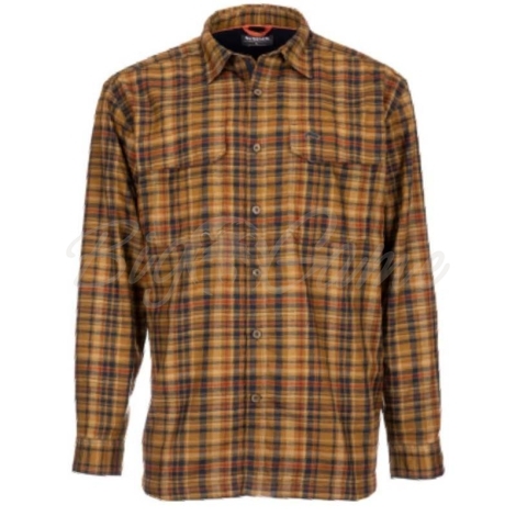 Рубашка SIMMS Coldweather LS Shirt цвет Dark Bronze Admiral Plaid фото 1