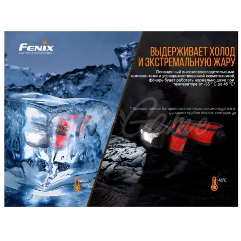 Фонарь налобный FENIX HL18R-T (Cree XP-G3 S3, EVERLIGHT 2835) цвет красный фото 12