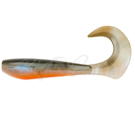 Твистер NARVAL Curly Swimmer 12 см (4 шт.) цв. Smoky Fish фото 1