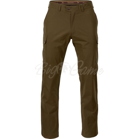 Брюки HARKILA Retrieve trousers цвет Warm olive фото 1