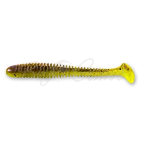 Виброхвост CRAZY FISH Vibro Worm 3,4" (5 шт.) зап. кальмар, код цв. 4d фото 1