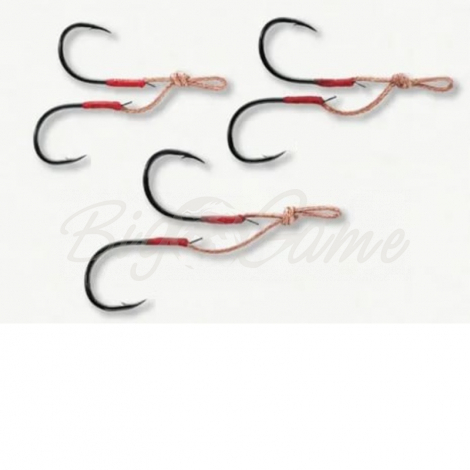 Крючок одинарный SMITH Sure Hook Double Heavy Duty № 7B (2 шт.) для пилькеров и блесен фото 1