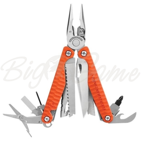 Мультитул LEATHERMAN Charge Plus G10 цв. Оранжевый фото 1