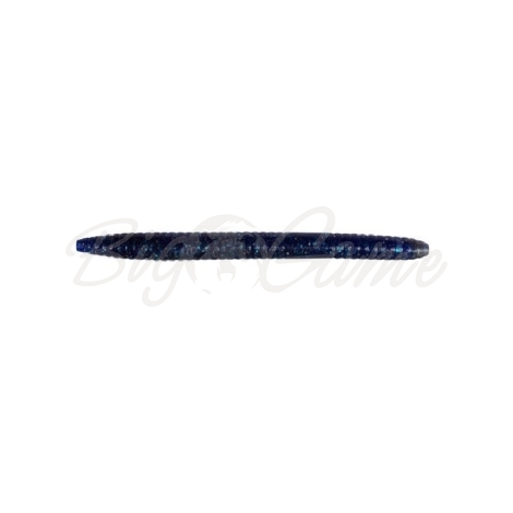 Червь KEITECH Salty Core Stick 4,5" (8 шт.) цв. #502 Black / Blue фото 1