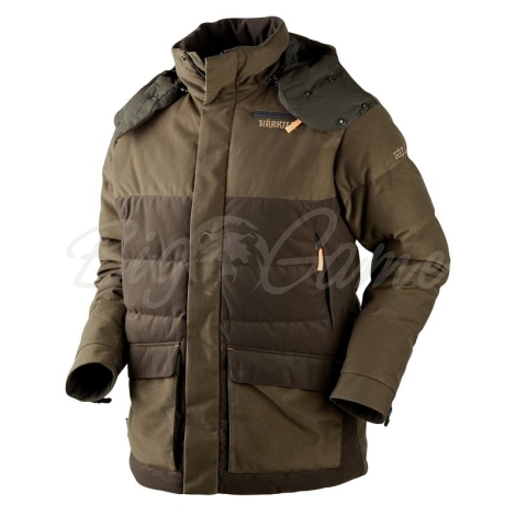 Куртка HARKILA Expedition Down Jacket цвет Hunting Green / Shadow Brown фото 1