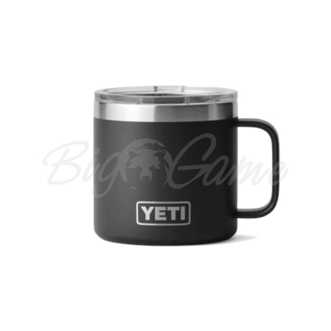 Термокружка YETI Rambler Mug 414 цвет Black фото 1