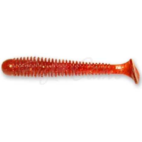 Виброхвост CRAZY FISH Vibro Worm 2" (8 шт.) зап. жареная рыба, код цв. 4 фото 1