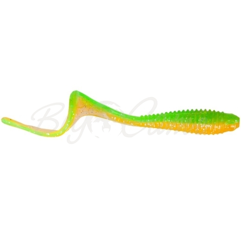 Твистер NORSTREAM Tricky Tail 6" (4 шт.) цв. 02 Green-Orange фото 1