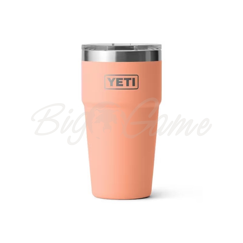 Термокружка YETI Rambler Stackable w/Magslider 591 цвет Peach фото 1