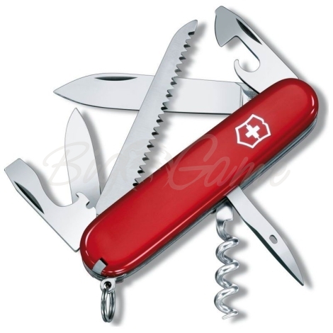 Нож VICTORINOX Camper 91мм 13 функций цв. красный фото 1