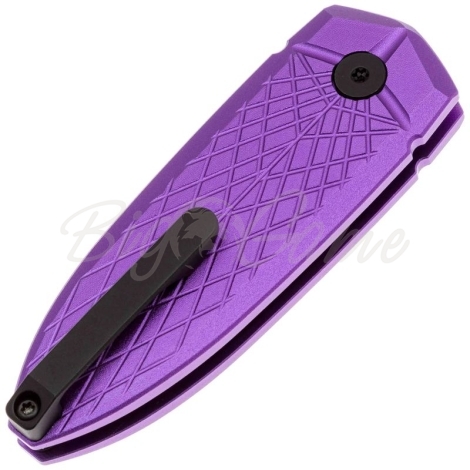 Нож складной полуавтоматический BESTECH Ququ Sandvik 14C28N рукоять стеклотекстолит G10 цв. Фиолетовый фото 2 Нож складной полуавтоматический BESTECH Ququ Sandvik 14C28N рукоять стеклотекстолит G10 цв. Фиолетовый фото 2