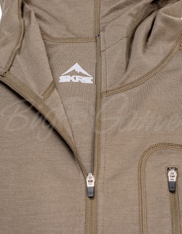 Худи SKRE Kaibab 300 Merino Hoodie цвет Earth Brown фото 2