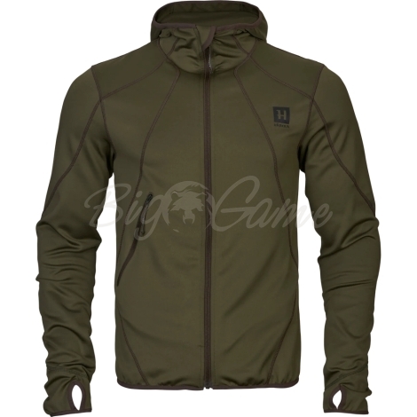 Толстовка HARKILA Deer Stalker Full Zip Fleece Hoodie цвет Willow green фото 1