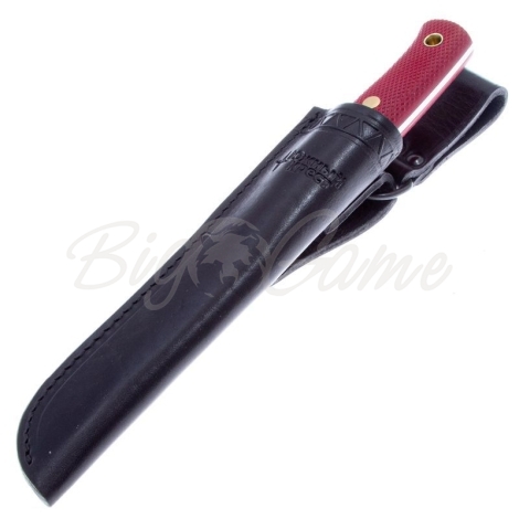 Нож ЮЖНЫЙ КРЕСТ М1 Сталь VG10 рукоять Микарта красная/насечка фото 3