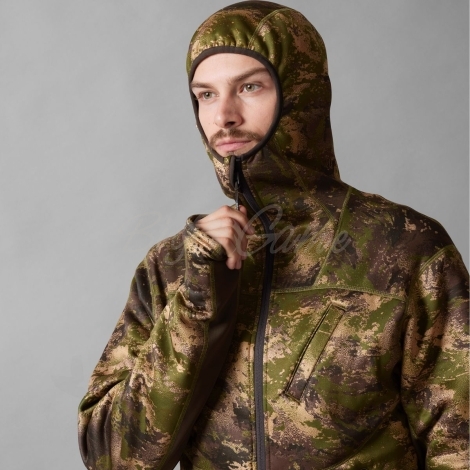 Толстовка HARKILA Deer Stalker Camo Fleece Hoodie цвет AXIS MSP Forest фото 4