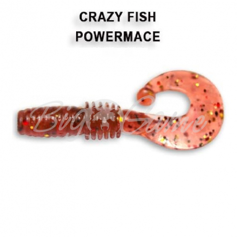Твистер CRAZY FISH Power Mace 1,6" (8 шт.) зап. анис, код цв. 15 фото 1